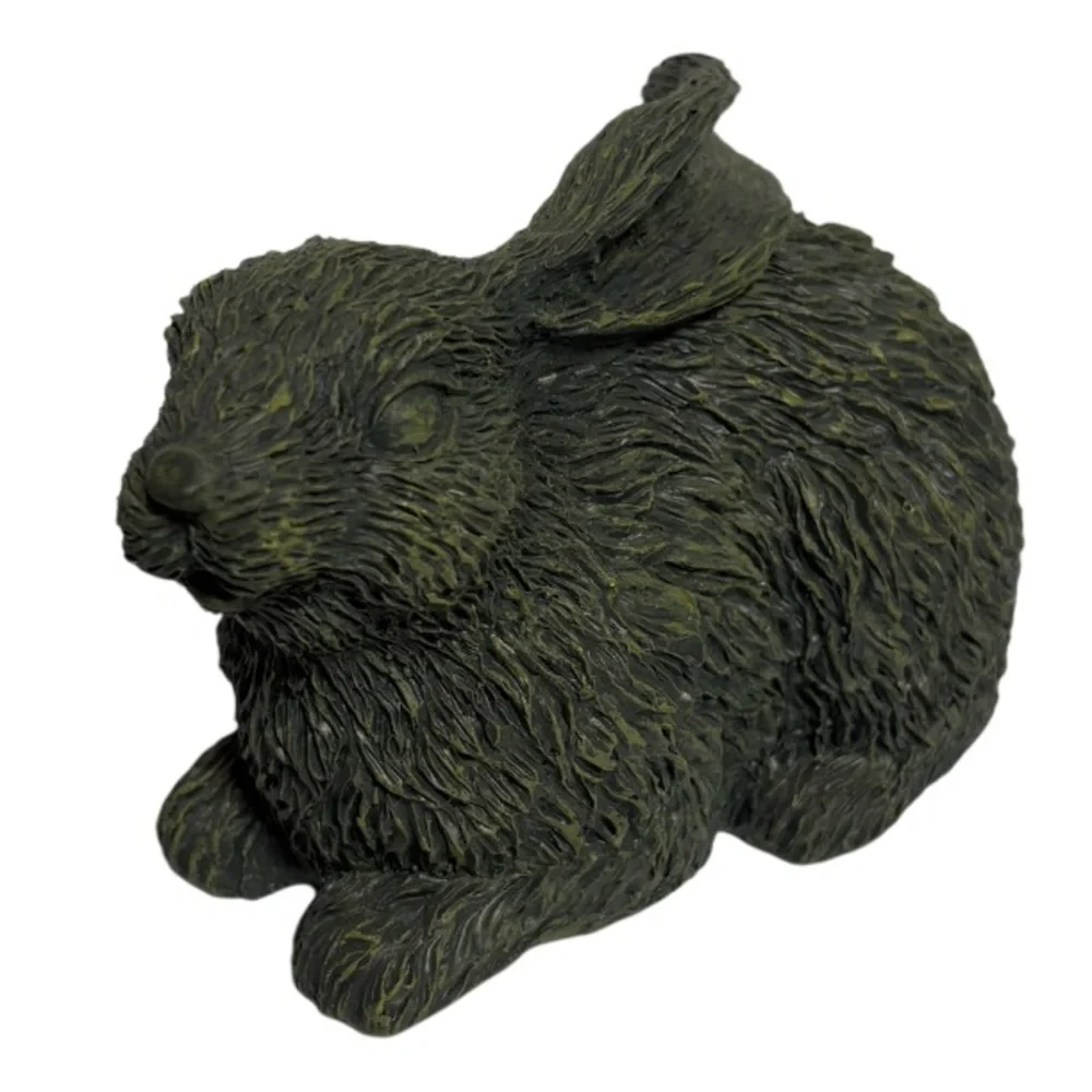 Rabbit Statue Figurine Indoor Outdoor Resin Garden Patio Decor Bunny Home Decor